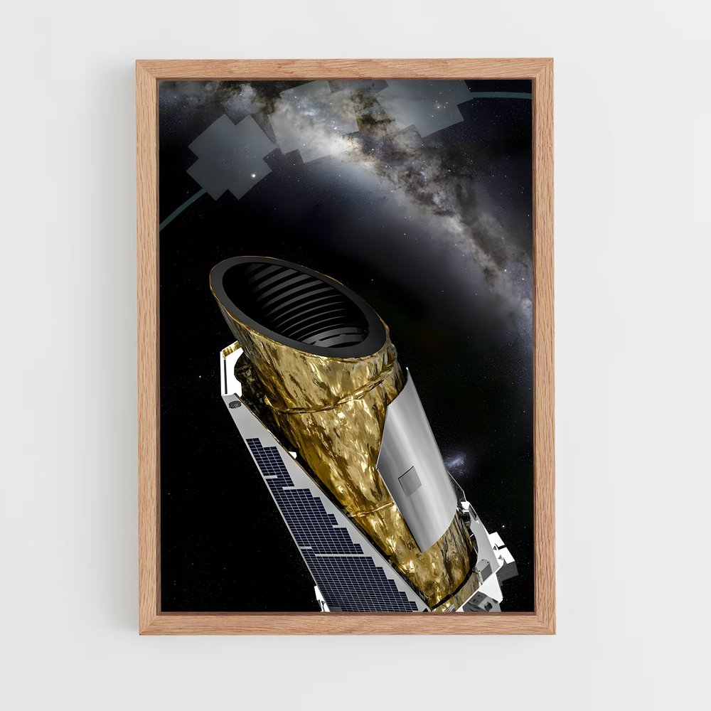 Poster magnifique télescope Kepler – affiche Astronomie (vue 4)